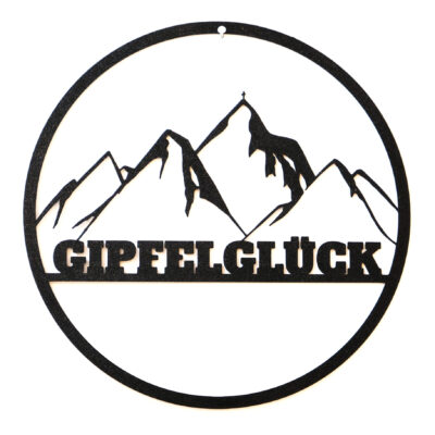 Türschild - "Gipfelglück"