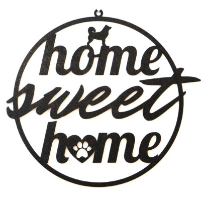 Türschild - "home sweet home"