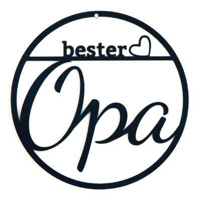 Türschild – „bester Opa“