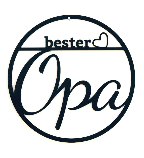 Türschild – „bester Opa“