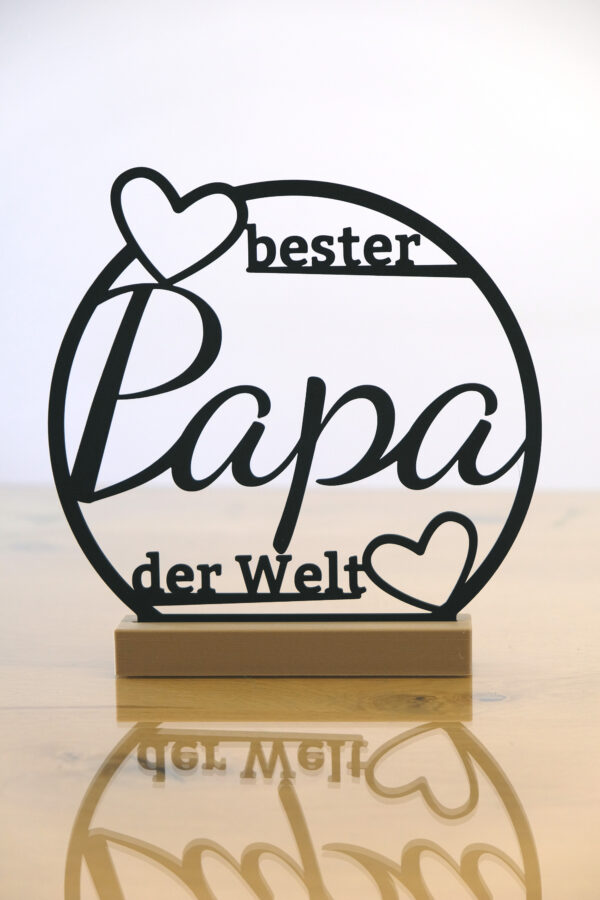 Ständerschild - "bester Papa"