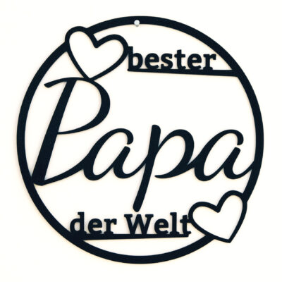 Türschild – „bester Papa“