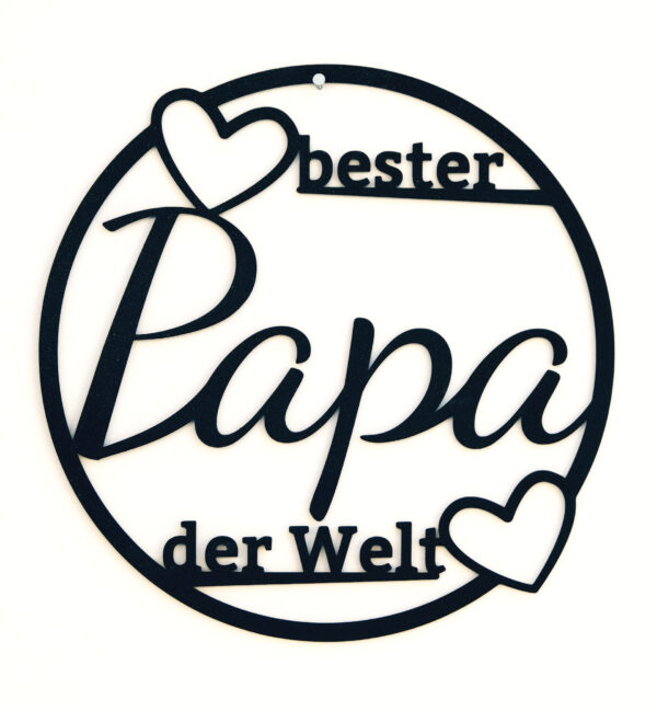 Türschild – „bester Papa“