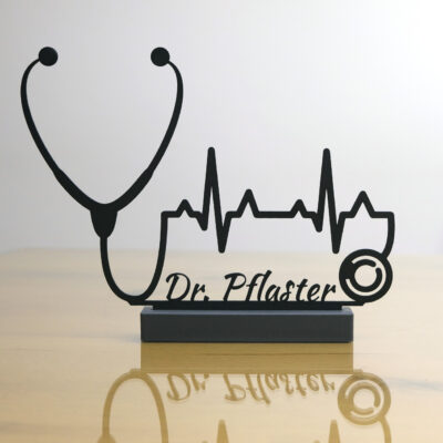 stethoskop_grau Ständerschild - "Stethoskop"