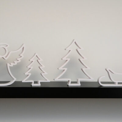 Weihnachten Deko Set 4-teilig