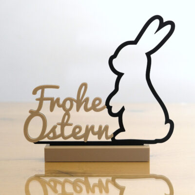 Ständerschild - "Frohe Ostern Hase"
